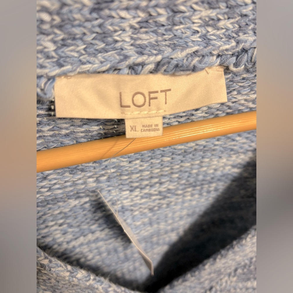 LOFT • Marled Easy V-Neck Cardigan • Size XL • NWT - Picture 5 of 5